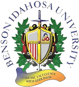Benson Idahosa University crest